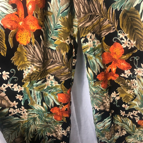 Carole‎ Little Women's Floral Tropical Dress Pants w/Pockets Size 10 Vintage NWT - Picture 3 of 12